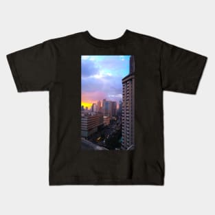 Manilla, Philippines at Sunset Kids T-Shirt